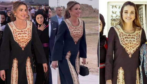 الملكة رانيا ترتدي ثوب ظهرت به منذ 9 سنوات وتبدو جميلة، أنيقة وراقية (فيديو وصور) صورة رقم 3