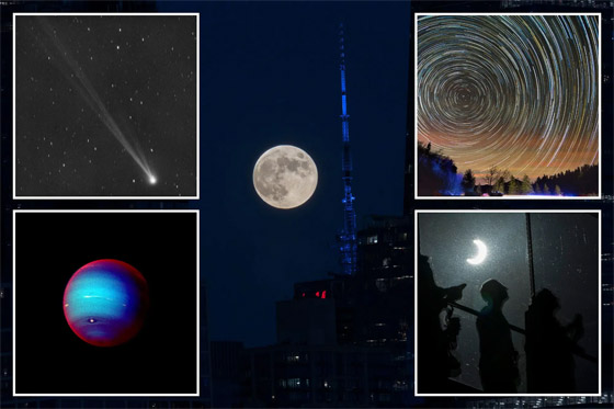 ظواهر فلكية نادرة نشهدها خلال ساعات.. اقترانات مدهشة للقمر مع 3 كواكب صورة رقم 6