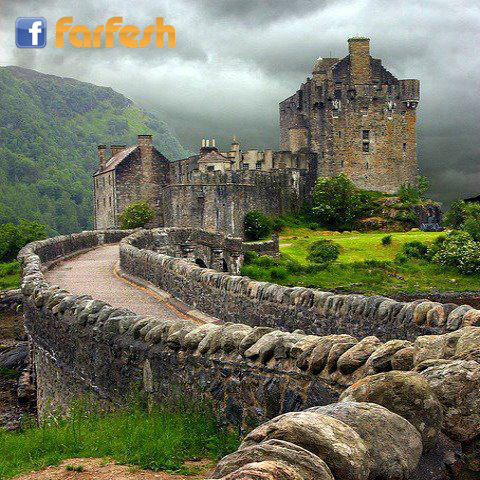 قلعة دونان في اسكتلندا