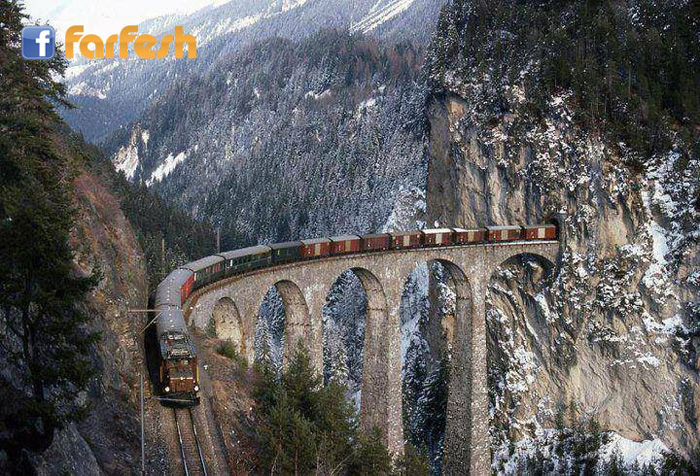 خط السكة الحديد في فرنسا من عجائب وغرائب العالم
