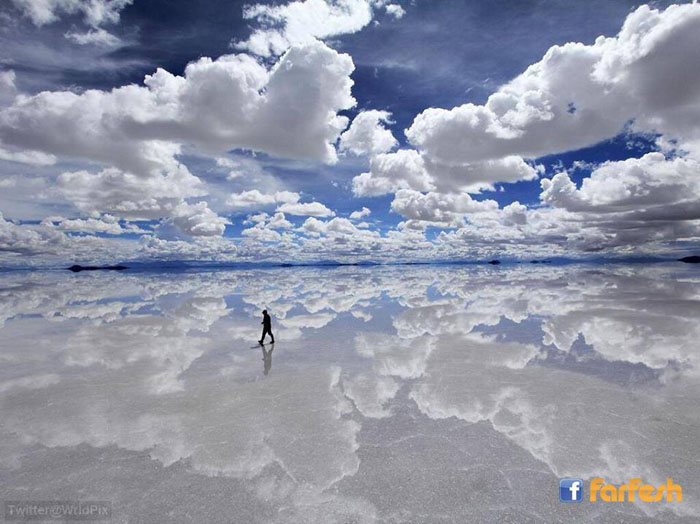 أكبر صحراء ملح في العالم موجودة في بوليفيا
