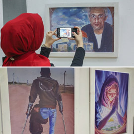 فلسطين بعيون روسية.. 40 فنانا يجسدون بالريشة والألوان حكايات من النضال  ..