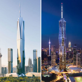 بالصور.. ثاني أعلى مبنى في العالم يقترب من الاكتمال