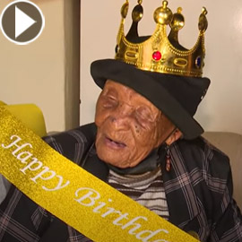 سر صحتها بالسبانخ.. سيدة تحتفل بعيد ميلادها الـ128 كأكبر امرأة بالعالم
