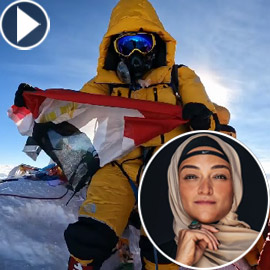 حلم عمره 15 سنة.. منال رستم أول مصرية تبلغ قمة جبل إيفرست! فيديو