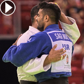 فيديو وصور: مباراة جودو تنتهي بعناق بين لاعب إيراني وآخر إسرائيلي