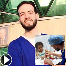 الممرض بطل فيديو الطفلة المصابة بالسرطان يكشف كواليس المشهد المؤثر