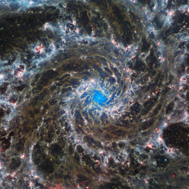 بفضل تلكسوب جيمس ويب الخارق.. أول صورة لمجرة فانتوم الحلزونية