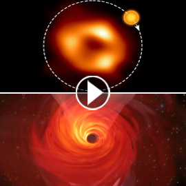 فيديو: رصد فقاعة غاز حول الثقب الأسود العملاق وسط مجرة درب التبانة
