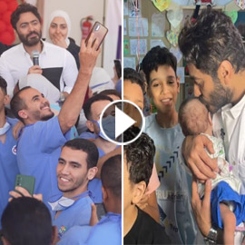 فيديو تامر حسني في اليوم العالمي للقلب.. يغني للمرضى في المستشفى
