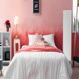 تصميمات من غرف النوم الوردية الرائعة بالصور