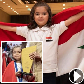 نجت من الموت بأعجوبة.. طفلة سورية تفوز بـتحدي القراءة العربي