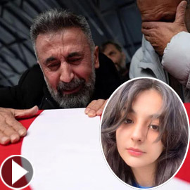 فيديو: نجم مسلسل أرطغرل ينهار باكيا بجنازة ابنته (15 عاما)