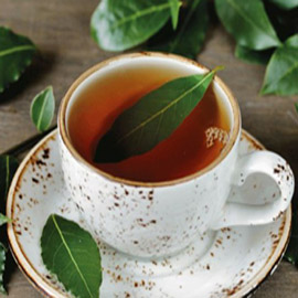 شاي ورق الغار: يحسن الهضم، وينظم سكر الدم