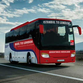 أطول رحلة عبر حافلة في العالم.. طولها 56 يوما من إسطنبول إلى لندن