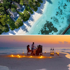 باروس المالديف.. أكثر المنتجعات رومانسية في العالم (صور)