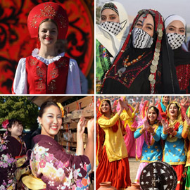 يوم الجمال العالمي: صور جمال الأزياء الوطنية بدول العالم بينها ليبيا  ..