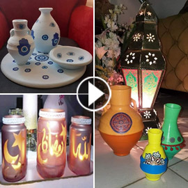كيف تصنع زينة رمضان في المنزل بطرق سهلة بعد ارتفاع أسعارها؟ فيديو وصور