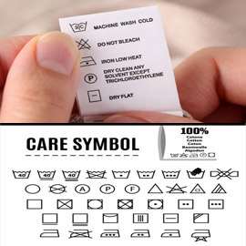 كيفية فهم الرموز الإرشادية على بطاقة العناية بقطعة الملابس؟
