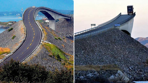 جسر مرعب في النرويج يسقطك أمتارا لقبر مائي.. لكنه آمن!