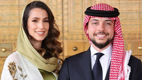 بالصور: خطوبة ولي العهد الأردني الأمير الحسين على آنسة سعودية