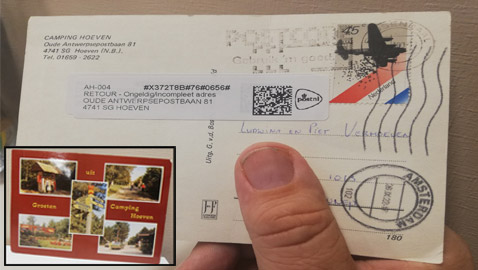 وصلت متأخرة 42 عاما.. هولندية تتسلم بطاقة بريدية أُرسلت عام 1980!