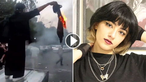 مقاطع فيديو تظهر مشاركة نيكا شاكرمي في احتجاجات قبل مقتلها