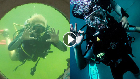 رجل يخوض تجربة الحياة تحت الماء.. يواصل التحدي حتى اليوم الـ100
