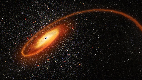 لماذا لا يبتلع الثقب الأسود الفضاء بأكمله؟