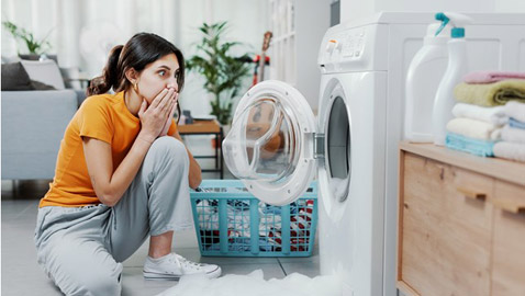هل يمكن استخدام سائل الجلي لغسل الملابس؟