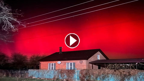 بالفيديو والصور.. عاصفة مغناطيسية قوية ضربت الأرض!