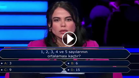 ‏فيديو: سخرية من متسابقة تركية تخسر (من سيربح المليون) بسبب سؤال سهل جدا!