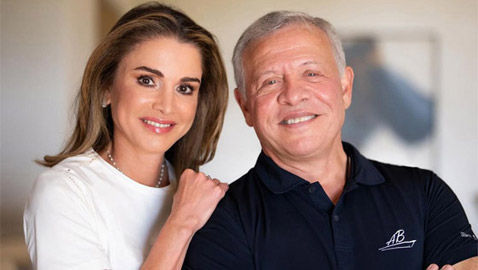 الملكة رانيا تعايد الملك عبد الله بيوم ميلاده بصورة حديثة وكلمات رقيقة