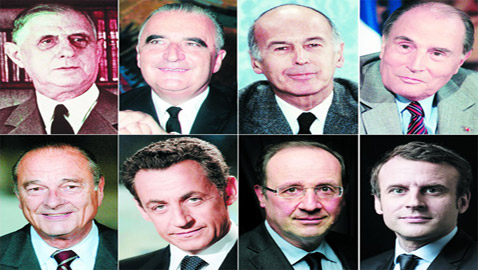 صور: تعرفوا على رؤساء فرنسا منذ تأسيس الجمهورية الخامسة حتى الآن