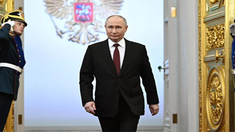 صور لحفل تنصيب الرئيس الروسي فلاديمير بوتين